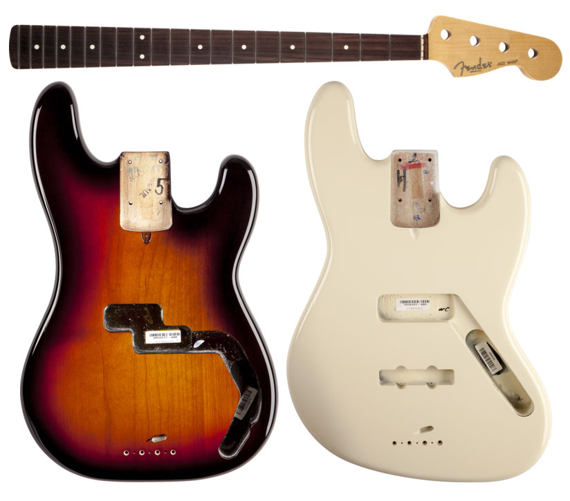 Fender Now Offering Precision and Jazz Bass Replacement Bodies and