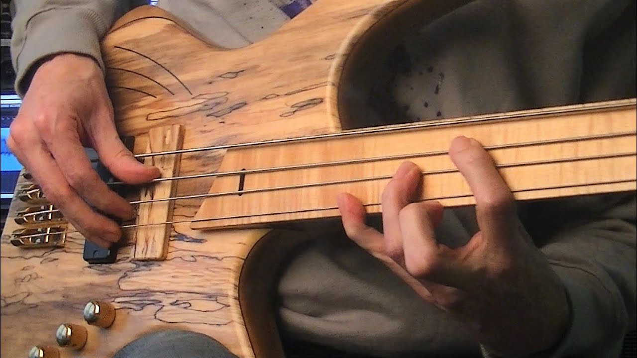 Remco Hendriks Fretless Harmonic Slide Funk Rock Bass Groove No Treble