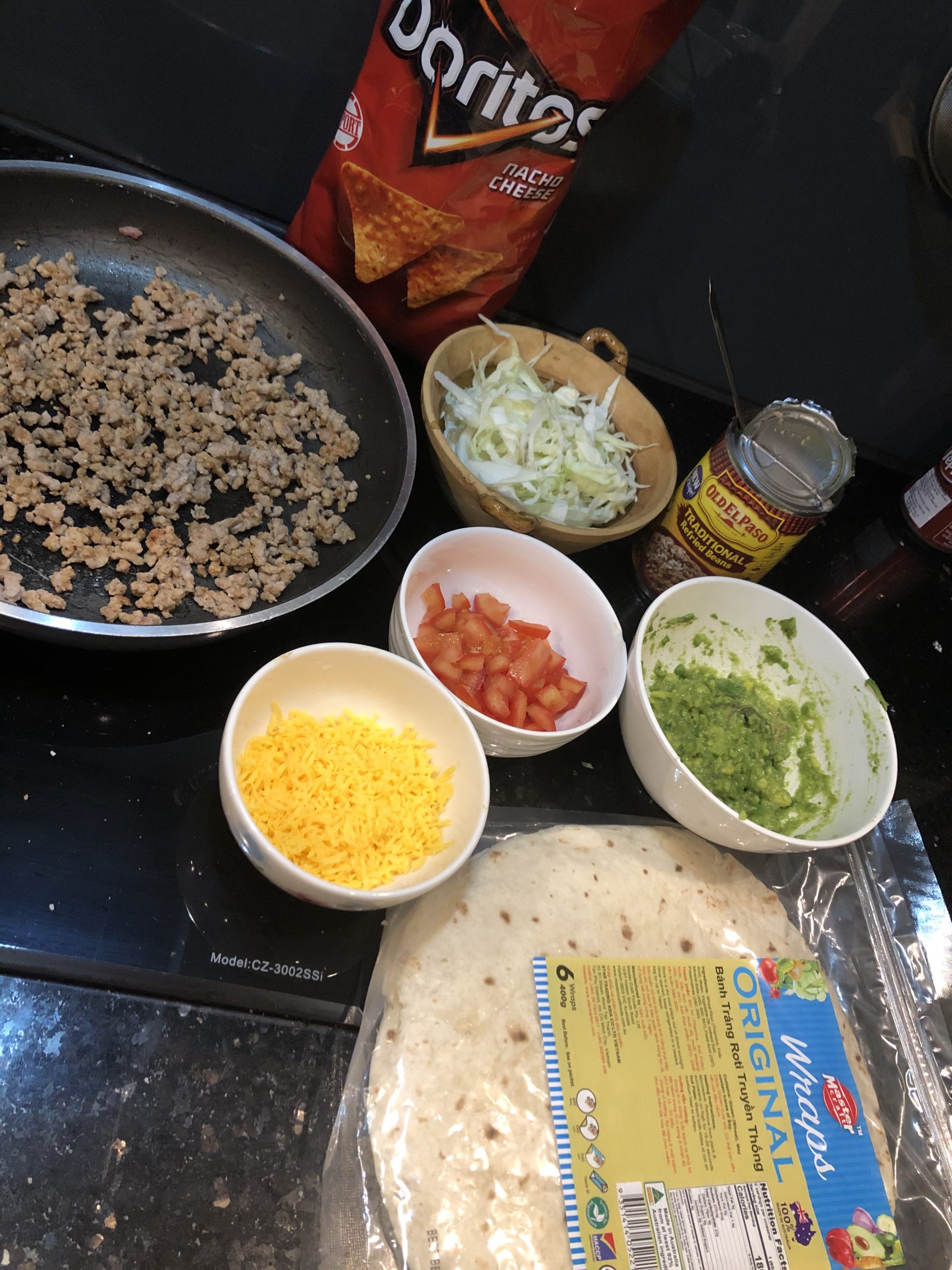 Taco Bell Dorito Crunchwrap notre cuisine