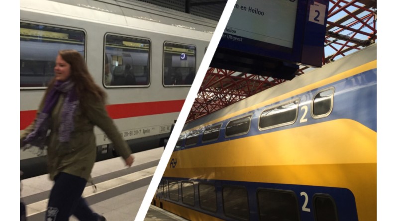 German Train vs Dutch Train Crosscountry Train Ride from Berlin to