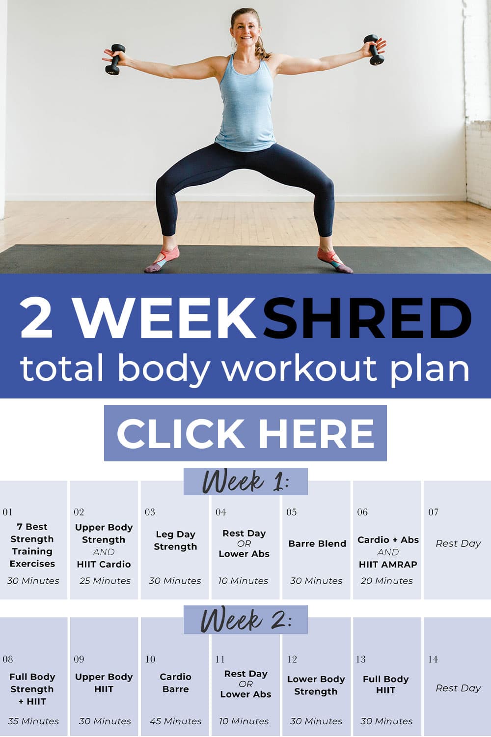 14Day Challenge + 2 Week Home Workout Plan Nourish Move Love