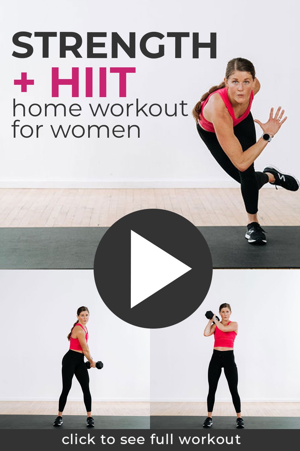 BEST Strength + HIIT Home Workout for Women Nourish Move Love