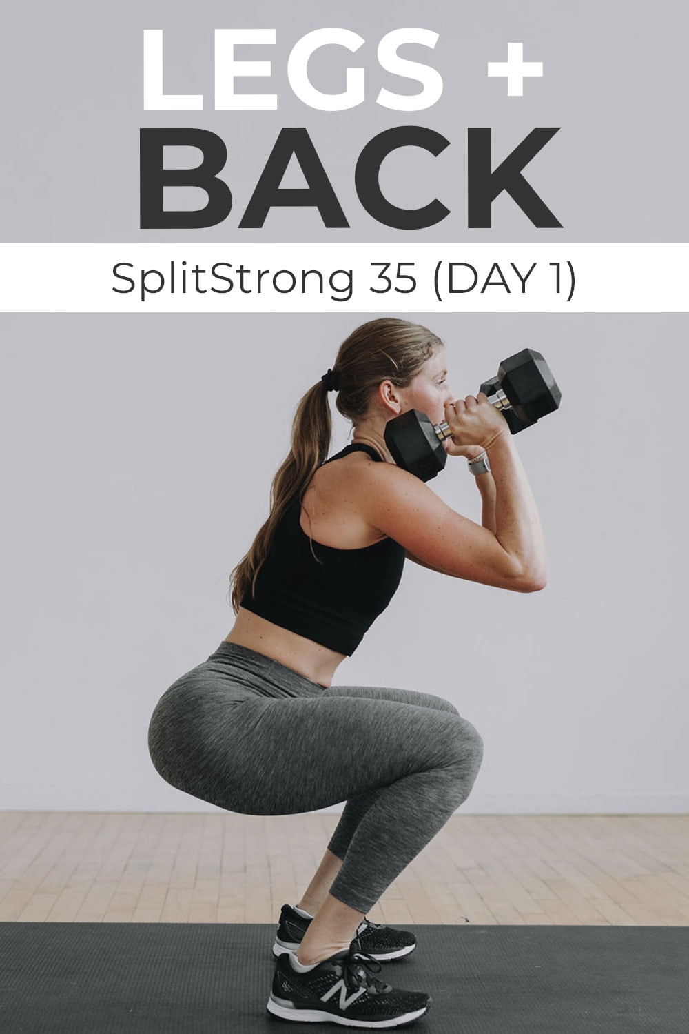 Legs and Back Dumbbell Workout At Home (Video) Nourish Move Love