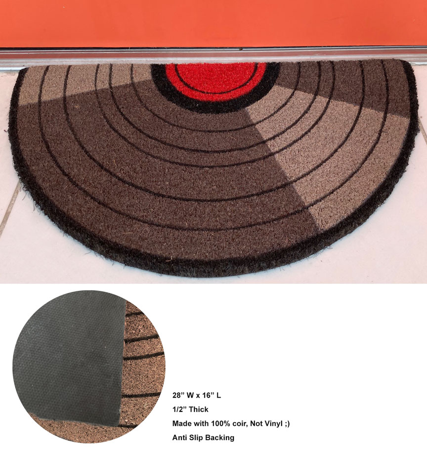 Vinyl Record Modern Doormat by Fisura Design