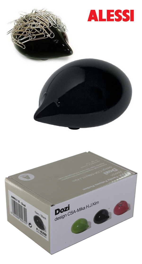 Alessi Dozi Hedgehog Desktop Paperclip