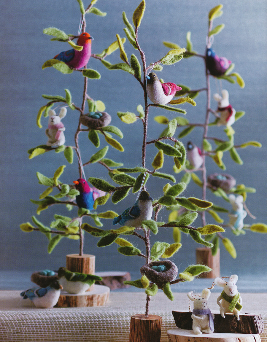 Tree of Life Small Tree with Bird and Nest Ornaments