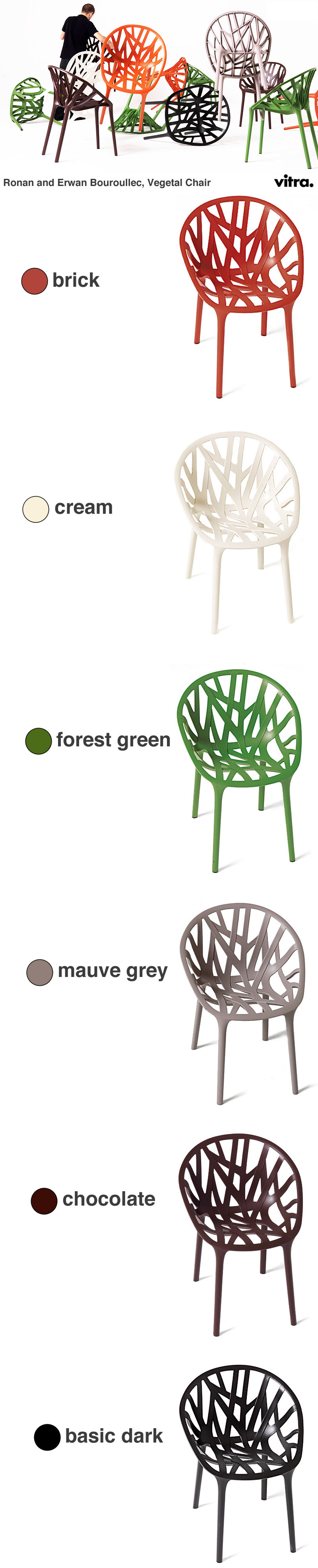 Ronan & Erwan Bouroullec Vegetal Chair Indoor/Outdoor NOVA68 Modern