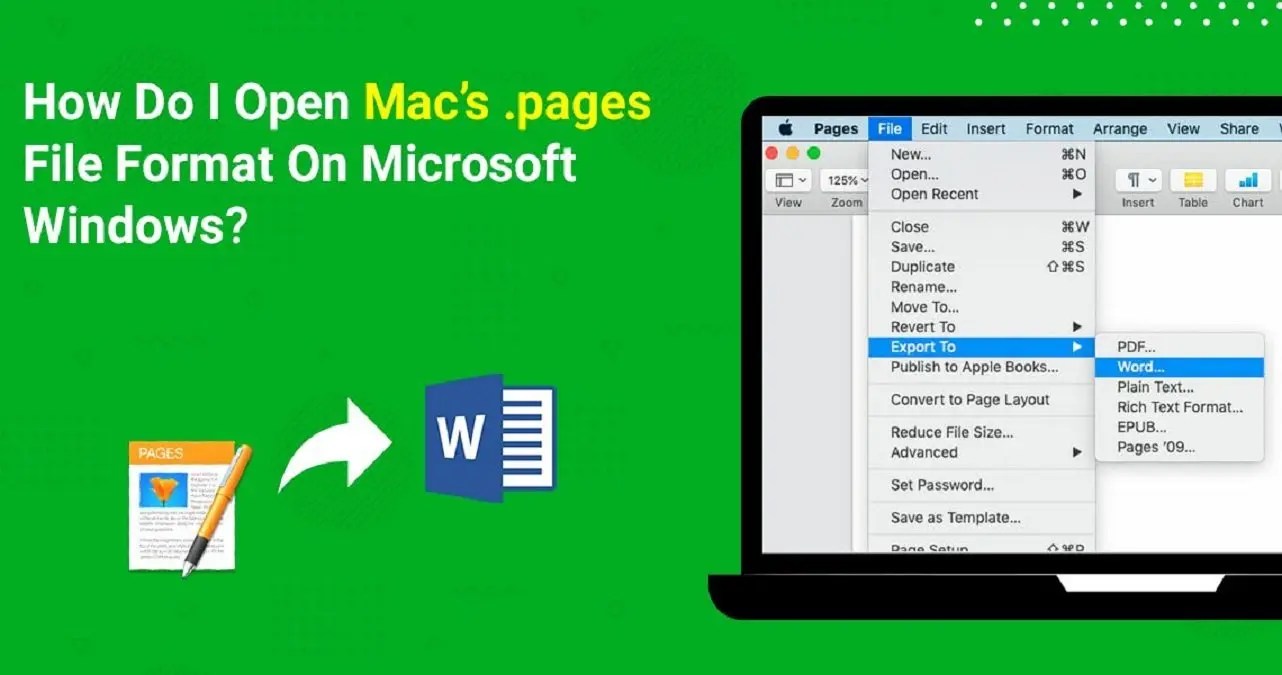 How To Open A .Pages Format File in Windows