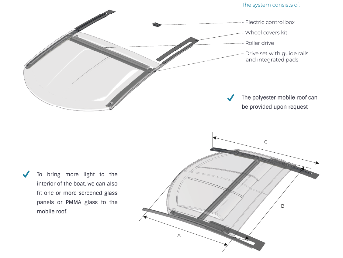 Translation/compression sliding roof | Noval-france