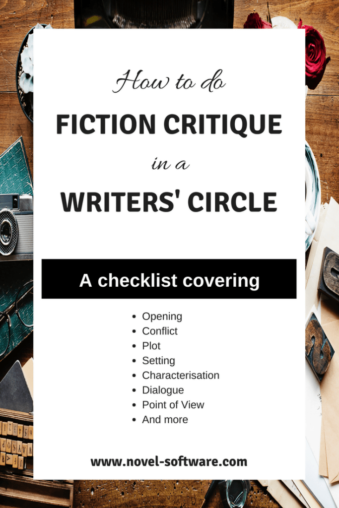 How to do fiction critique (feedback) in a writer’s circle