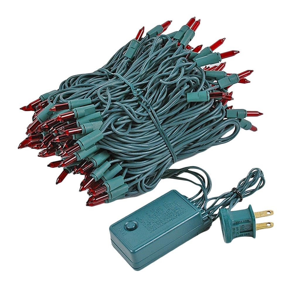 140 Light Chasing Red Multi Function Mini Lights Novelty Lights Inc