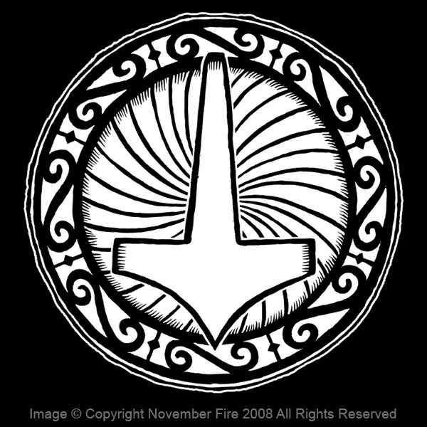 Mjolnir Norse Symbol Thor's Hammer Thor Thunder Mythology God War Shirt
