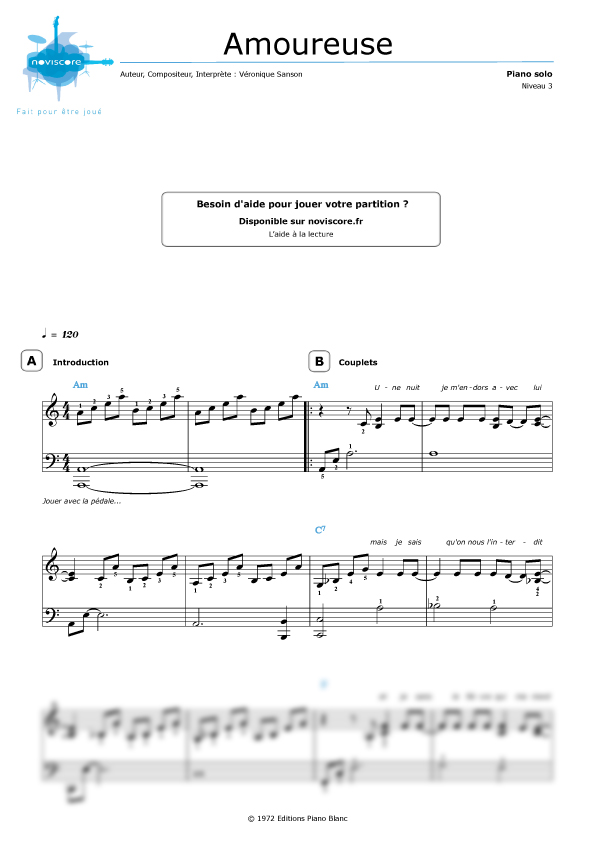 Partition Piano Gratuite A Imprimer Tanant