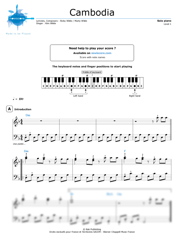 Khmer Piano Sheet Music Best Music Sheet