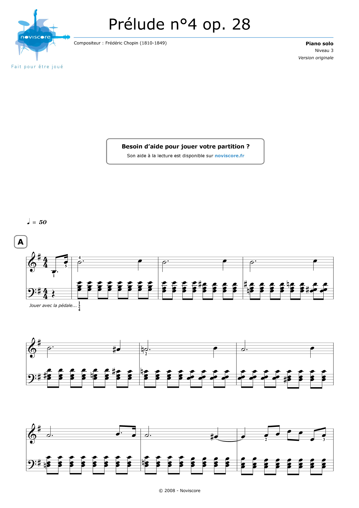Partition piano Je l'aime à mourir (Francis Cabrel) Partitions Noviscore