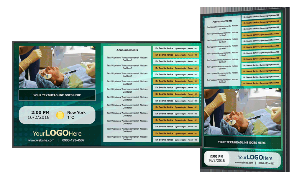 Digital Signage for Doctor Offices