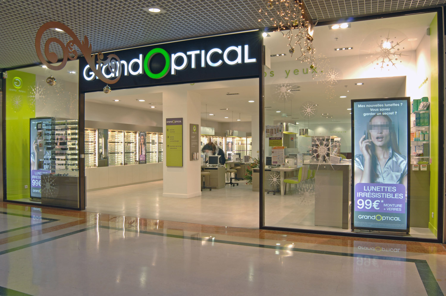Carrelage pour Boutique Grand Optical