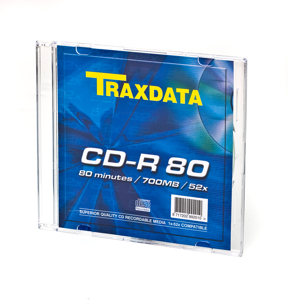 CDR TRAXDATA 700MB 52X SPEED SLIM CASE NOVOLUX
