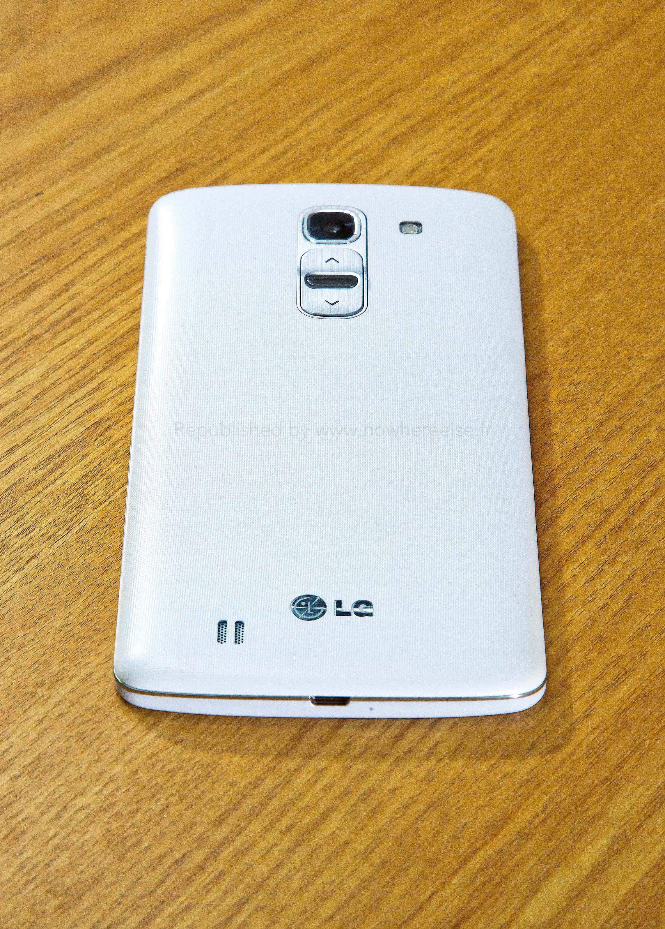 LG G Pro 2 Les premières photos du G Pro 2 blanc