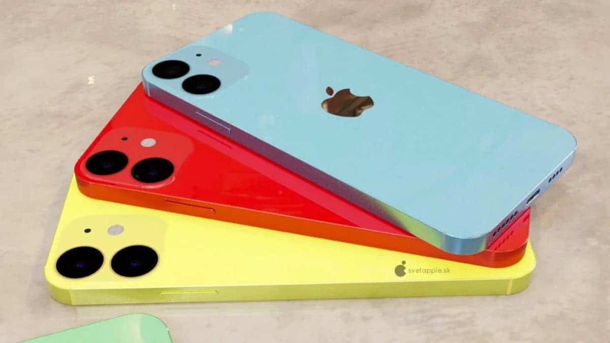 Concept 5.4inch iPhone 12 in multiple colors NoypiGeeks