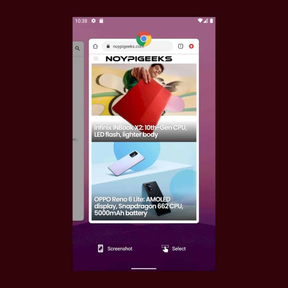 How to hide the navigation and status bars on Android screenshots