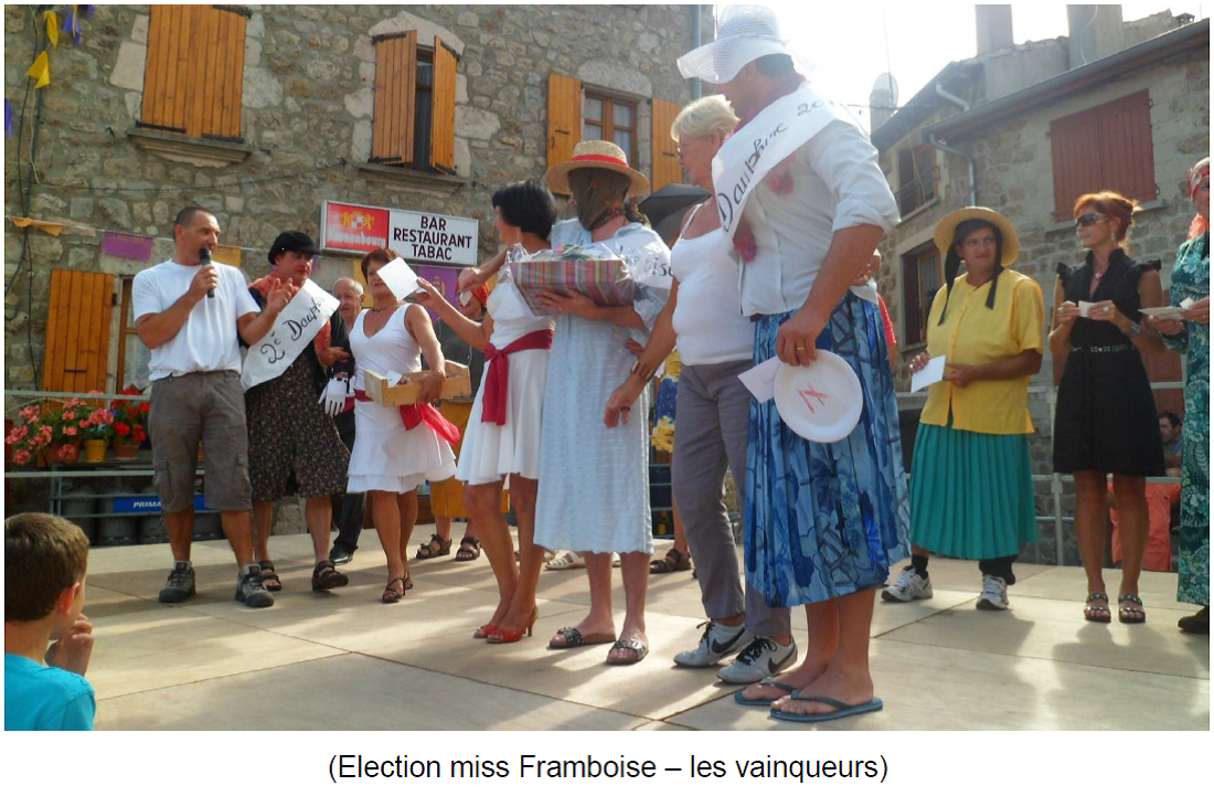 Fête de la Framboise aujourd’hui à Nozières Noz'infos