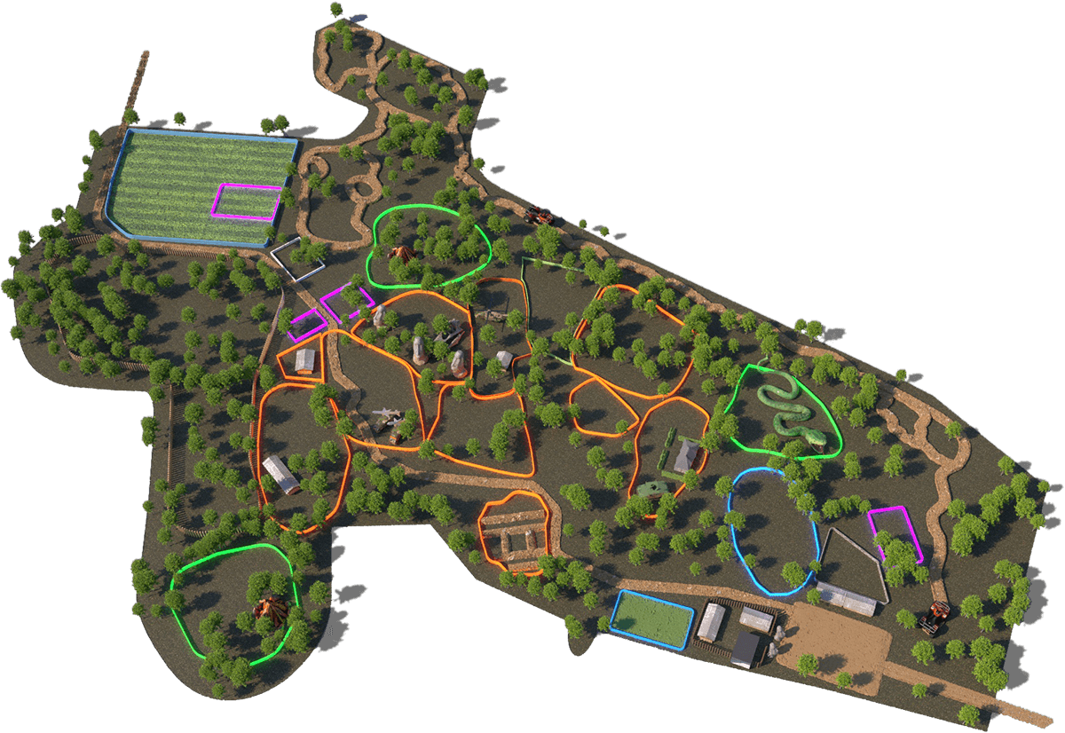 Interactive Map of NPF Bassetts Pole Adventure Park