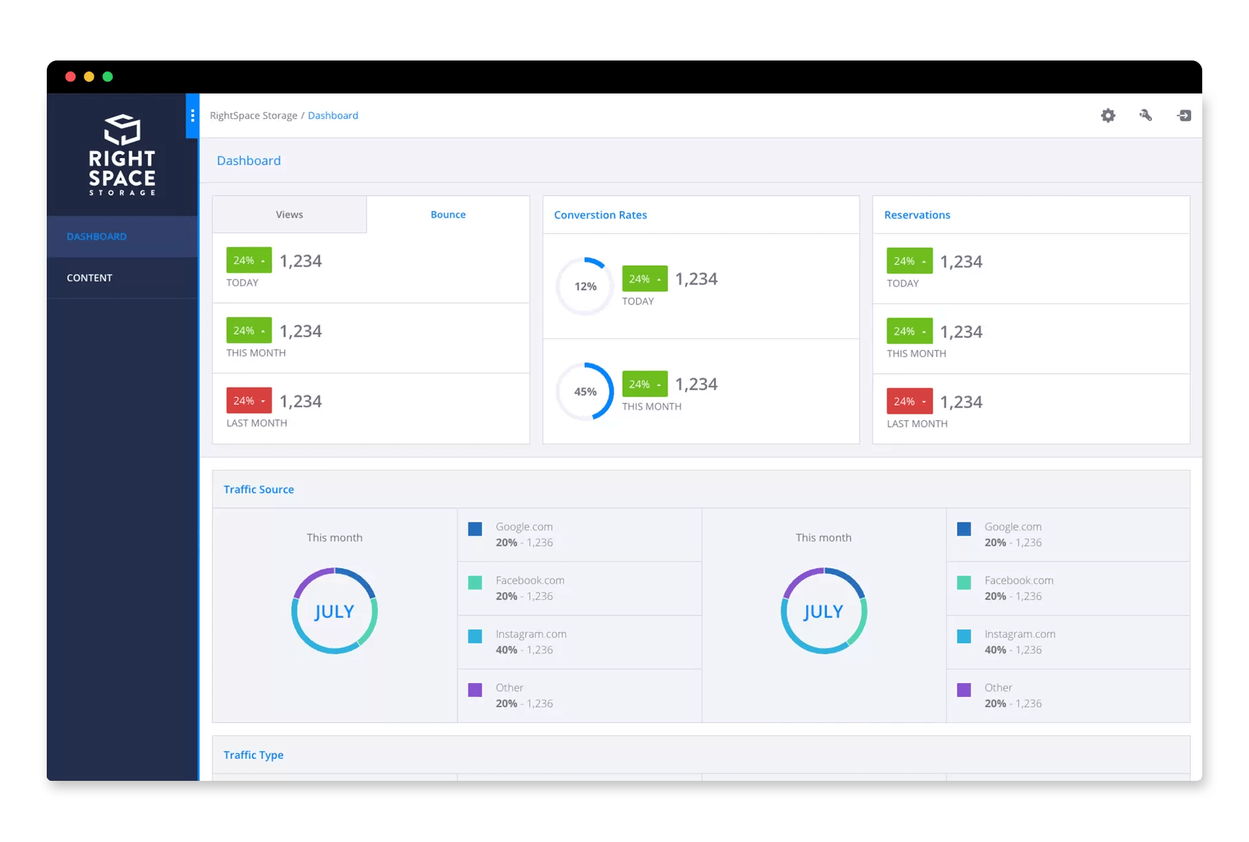 RightSpace Storage Decoupled CMS Development