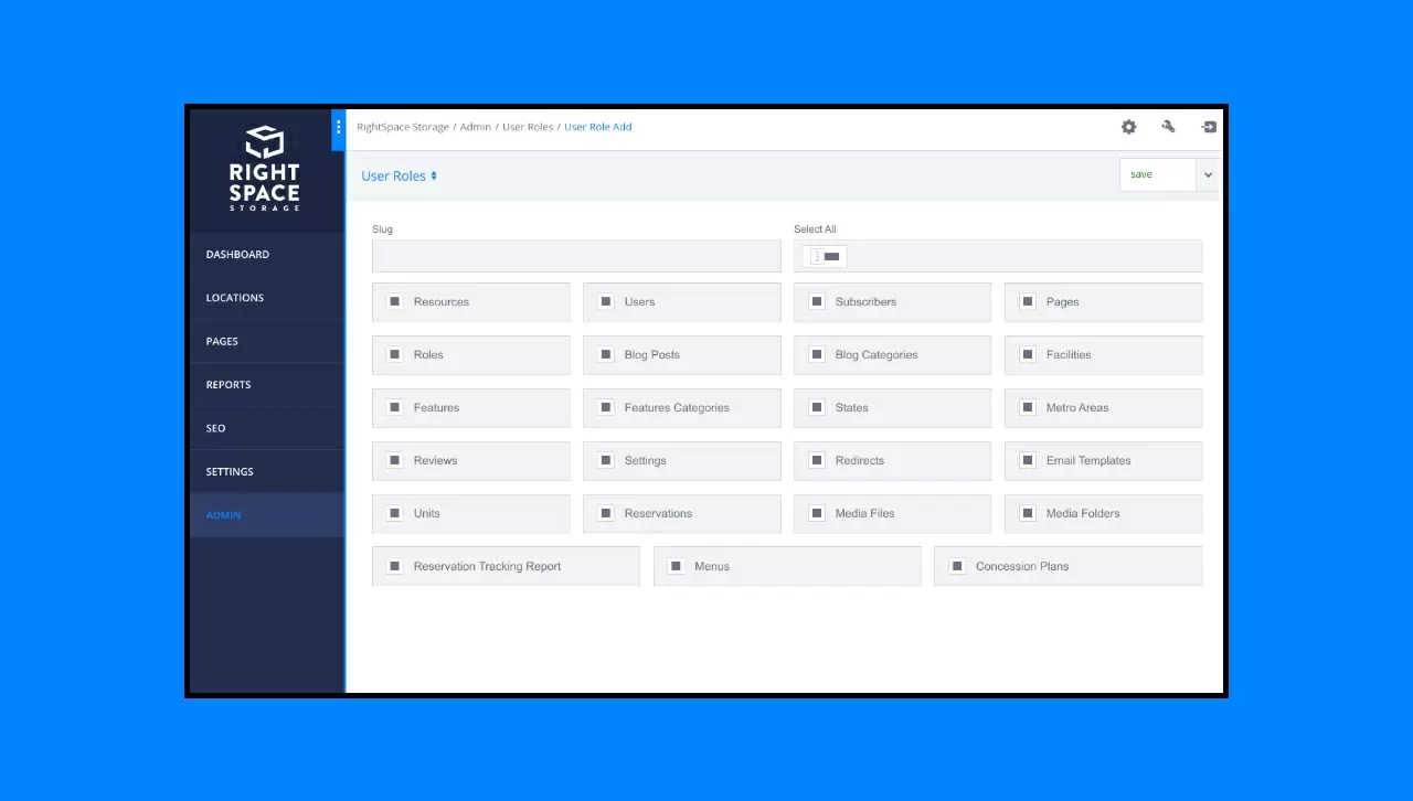 RightSpace Storage Decoupled CMS Development