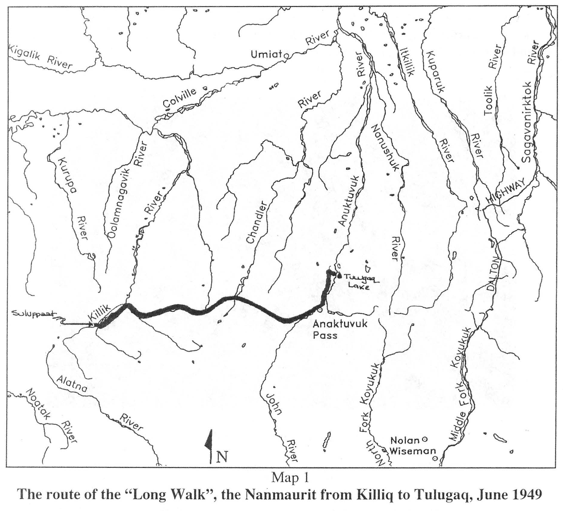 The Long Walk The Origins of Anaktuvuk Pass (U.S. National Park Service)