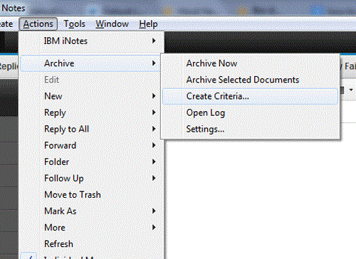 Know Lotus Notes Default Archive File Location, how to create & archive