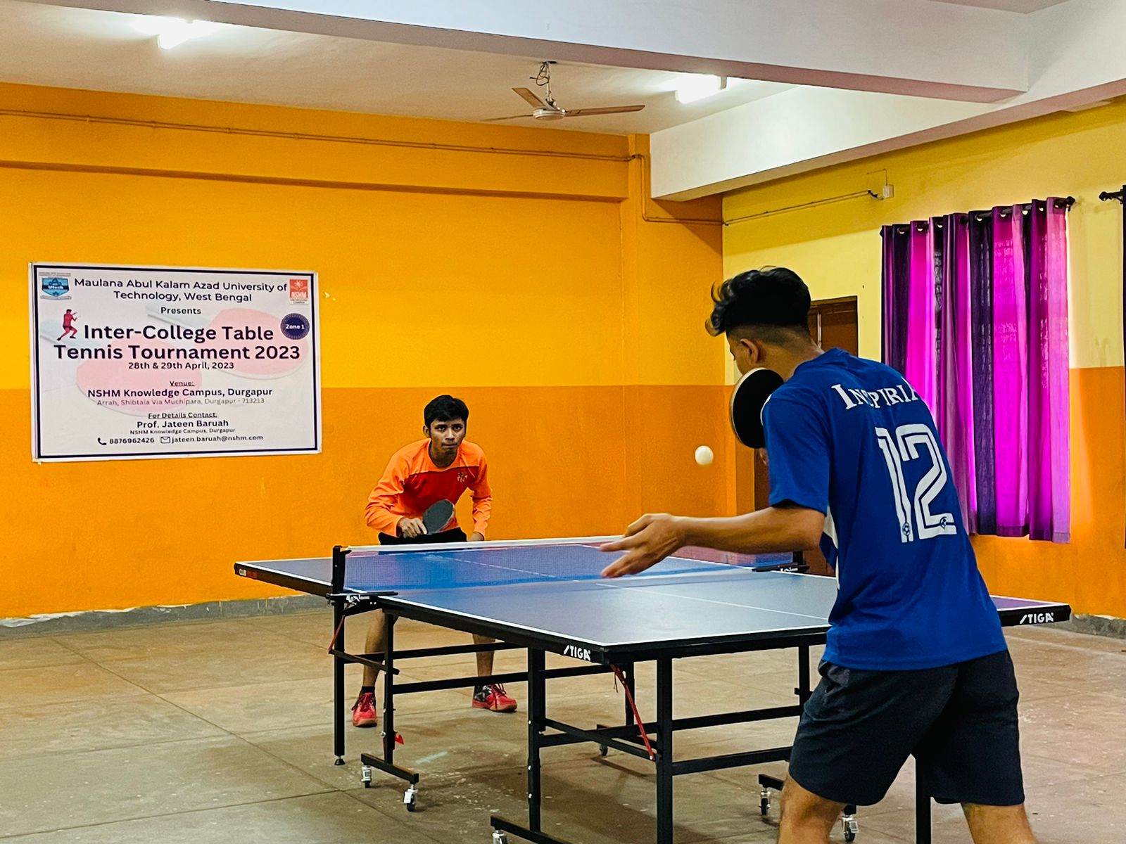 Inter College Table Tennis Tournament 2023 NSHM