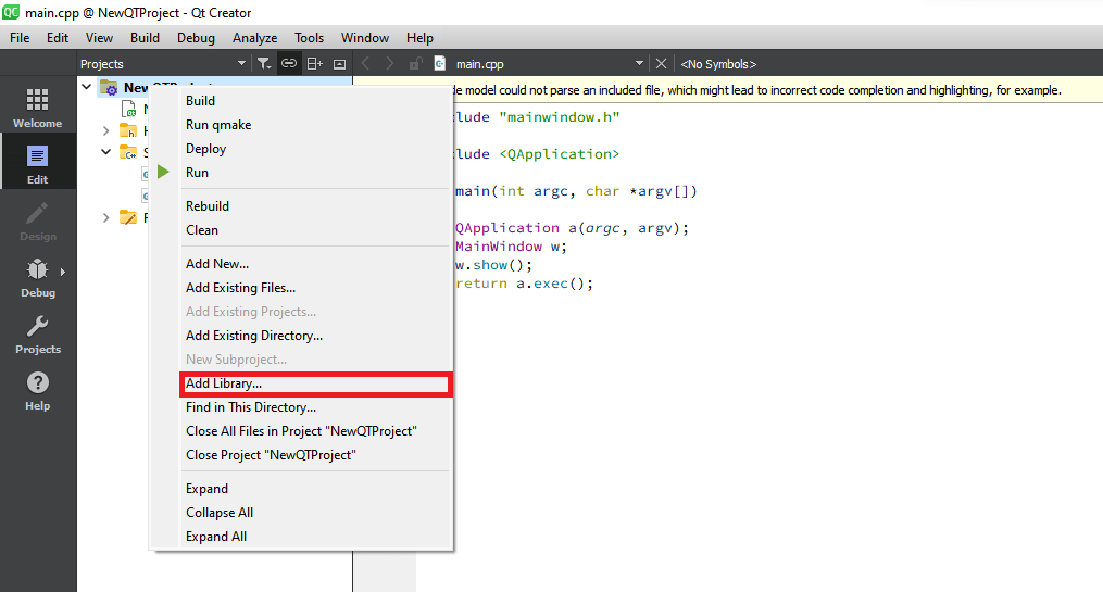 Getting Started with Qt