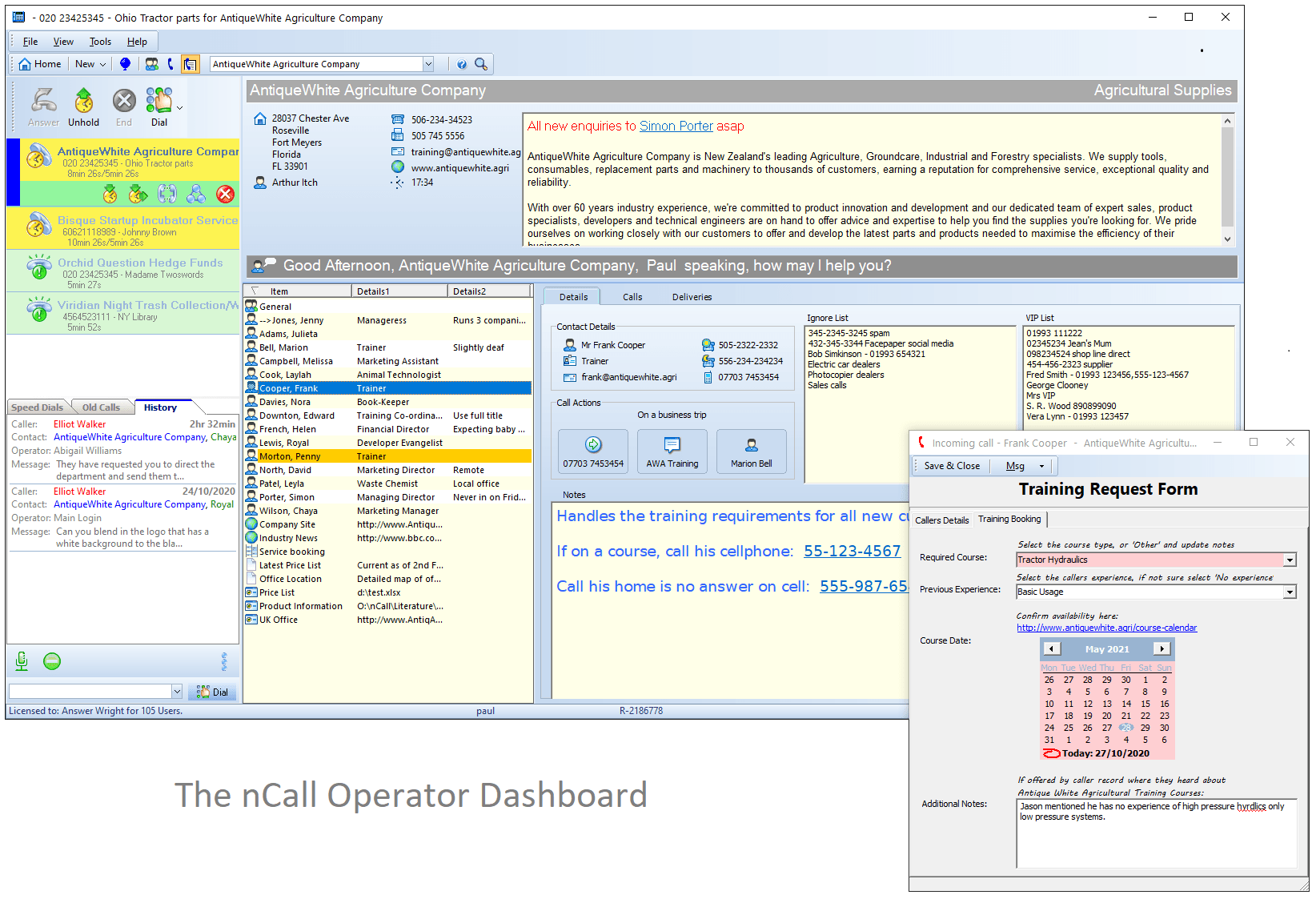 nCall telephone answering software nSolve Answering Software