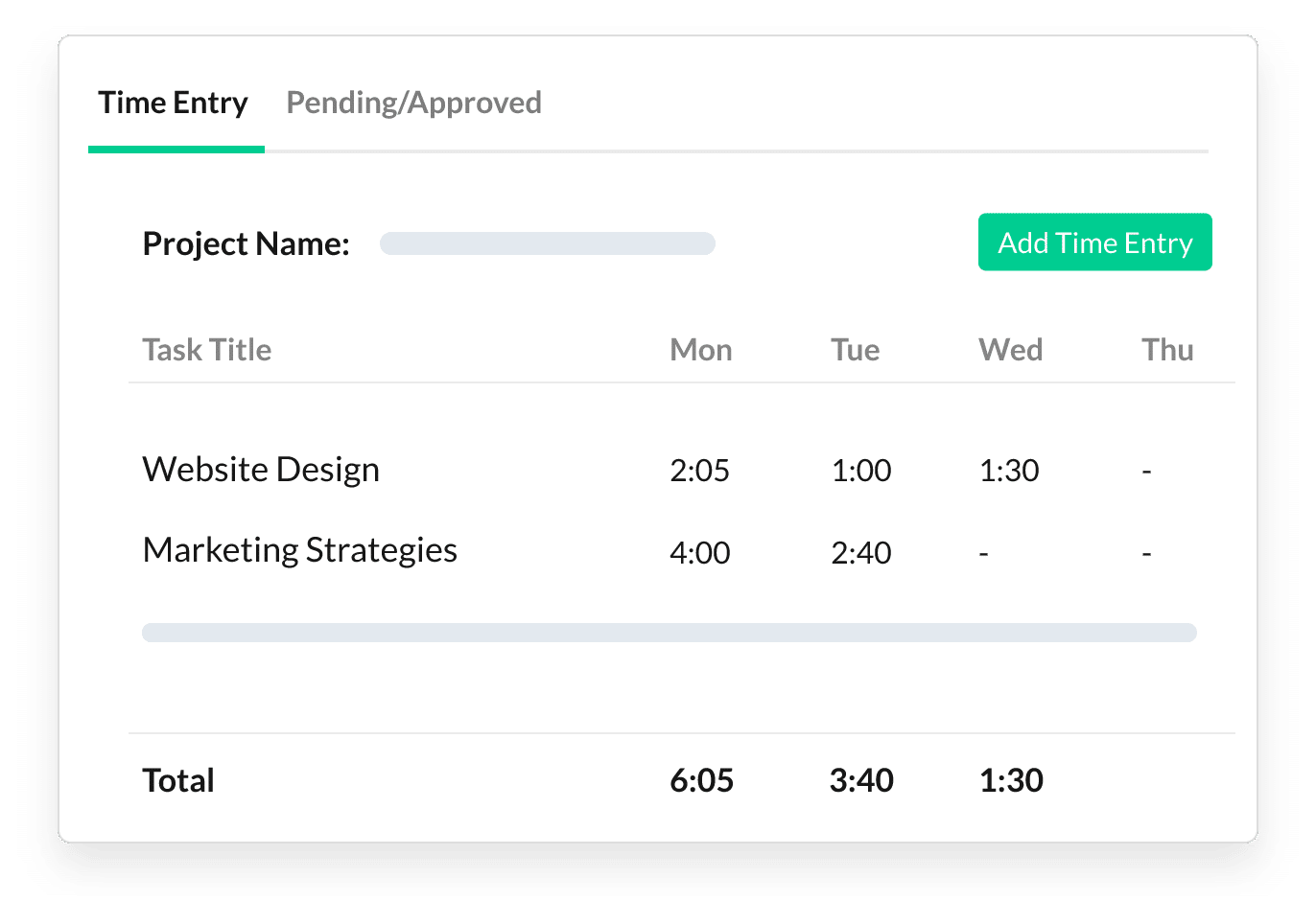 Time Tracking & Timesheets nTask