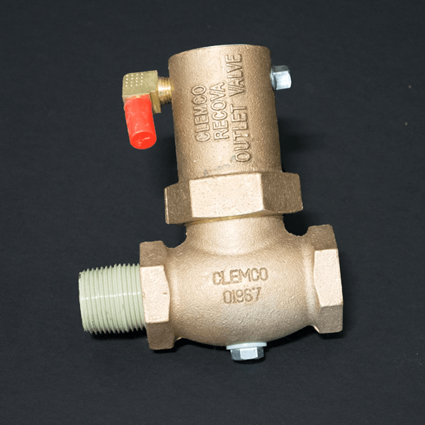Clemco 1 Inch Piston Outlet Valve, Complete N.T. Ruddock
