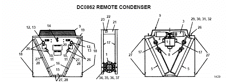 Manitowoc QY0694N Ice Machine Parts Diagram Parts