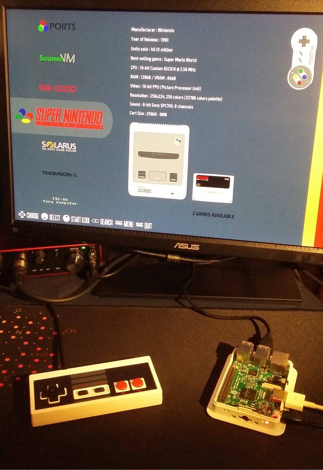 Installation and Configuration of Recalbox Nuada IT