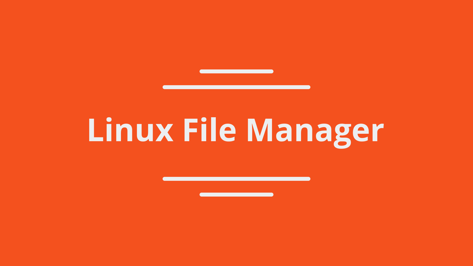 10 File Manager Keren untuk Linux Nubidev