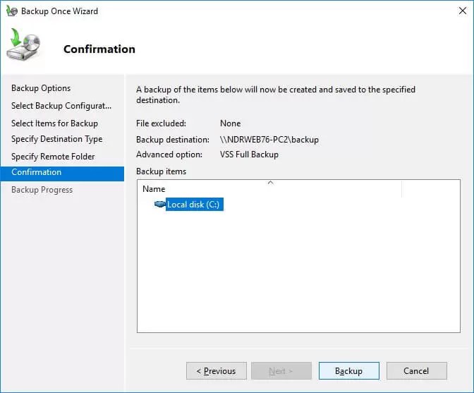 How to Backup and Restore Exchange 2016 using Windows Server Backup