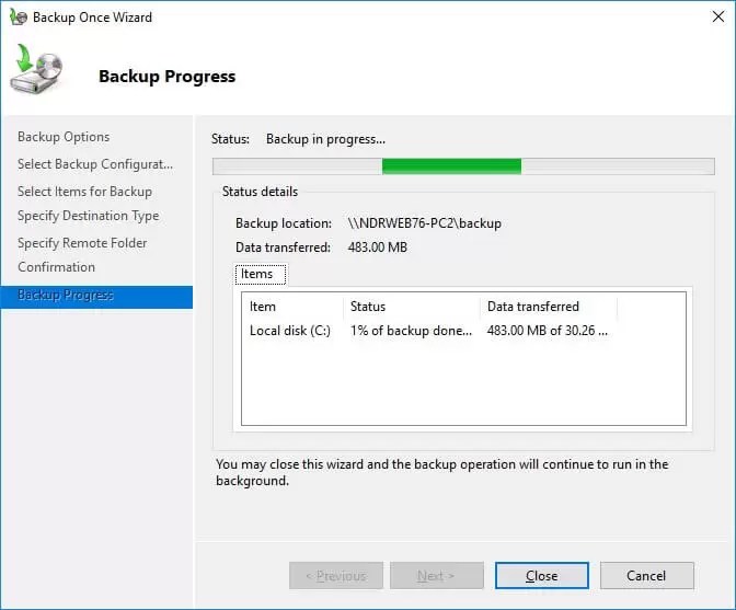 How to Backup and Restore Exchange 2016 using Windows Server Backup