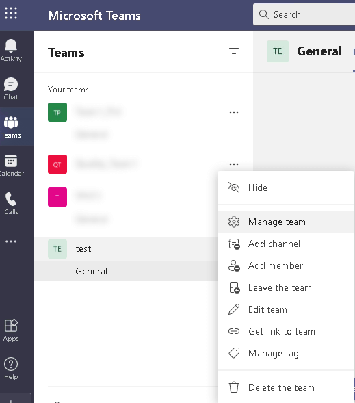 Steps to create a Team in Microsoft Teams