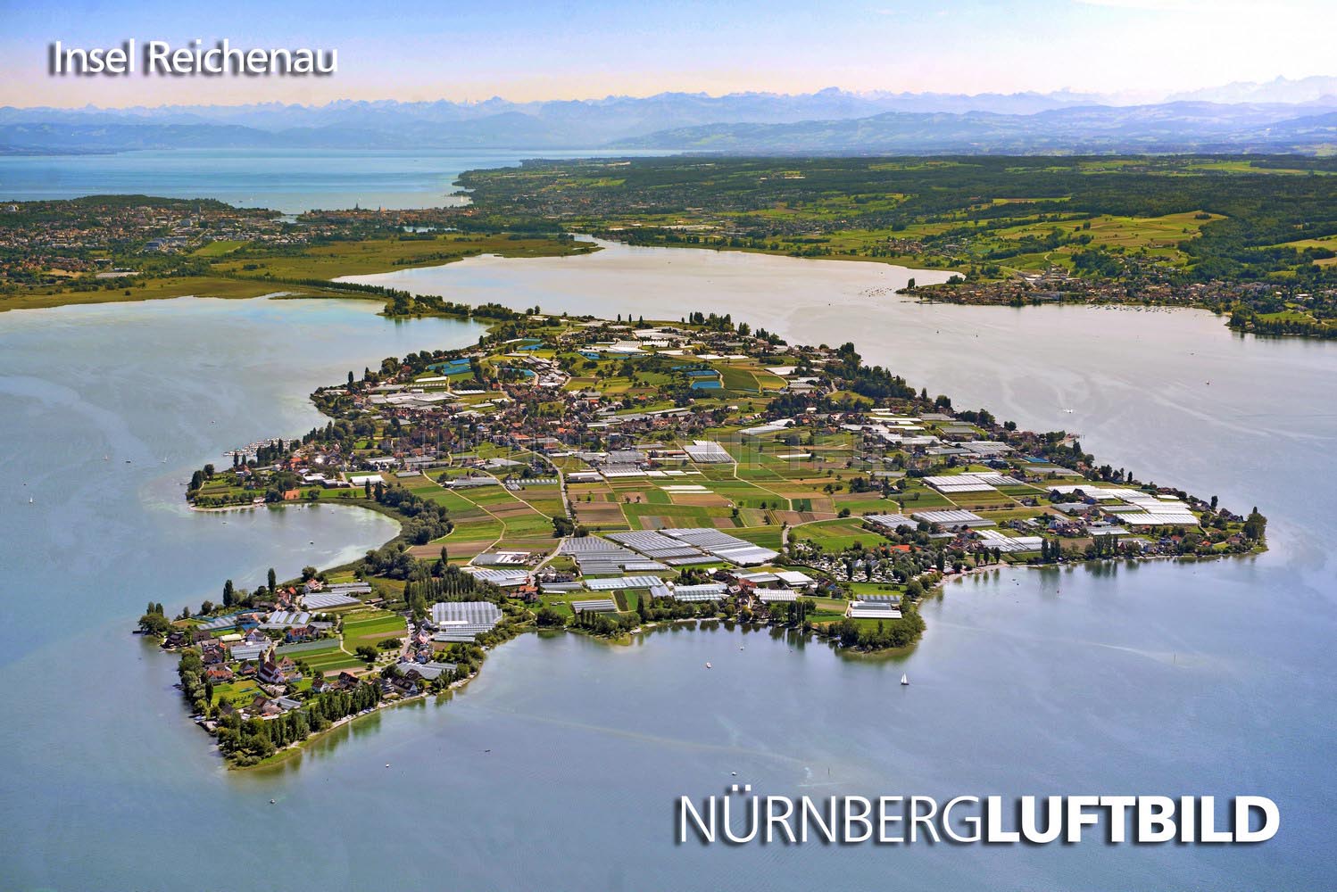 Insel Reichenau, Luftaufnahme