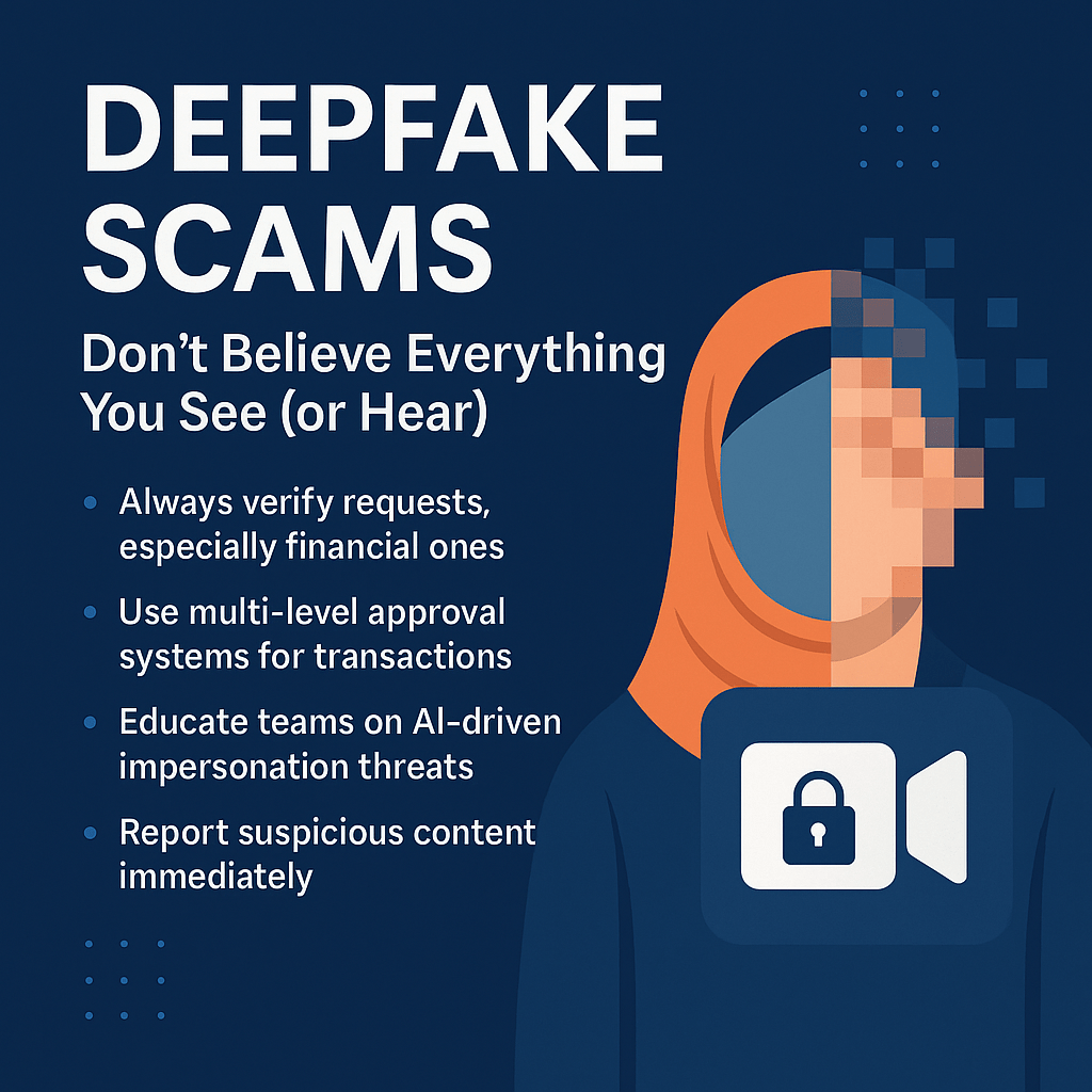 Deepfake Scams Don’t Believe Everything You See (or Hear) NUHA TECH