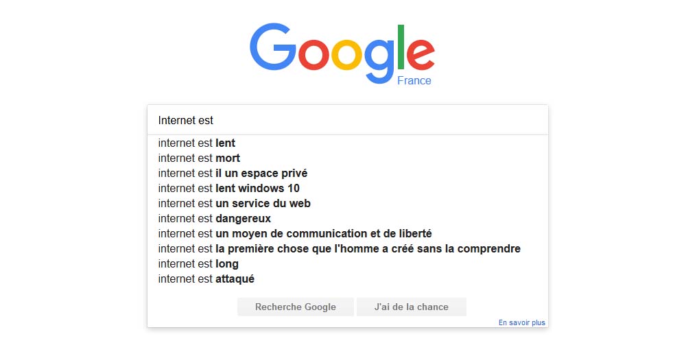 Google nettoie ses suggestions de recherche pour les