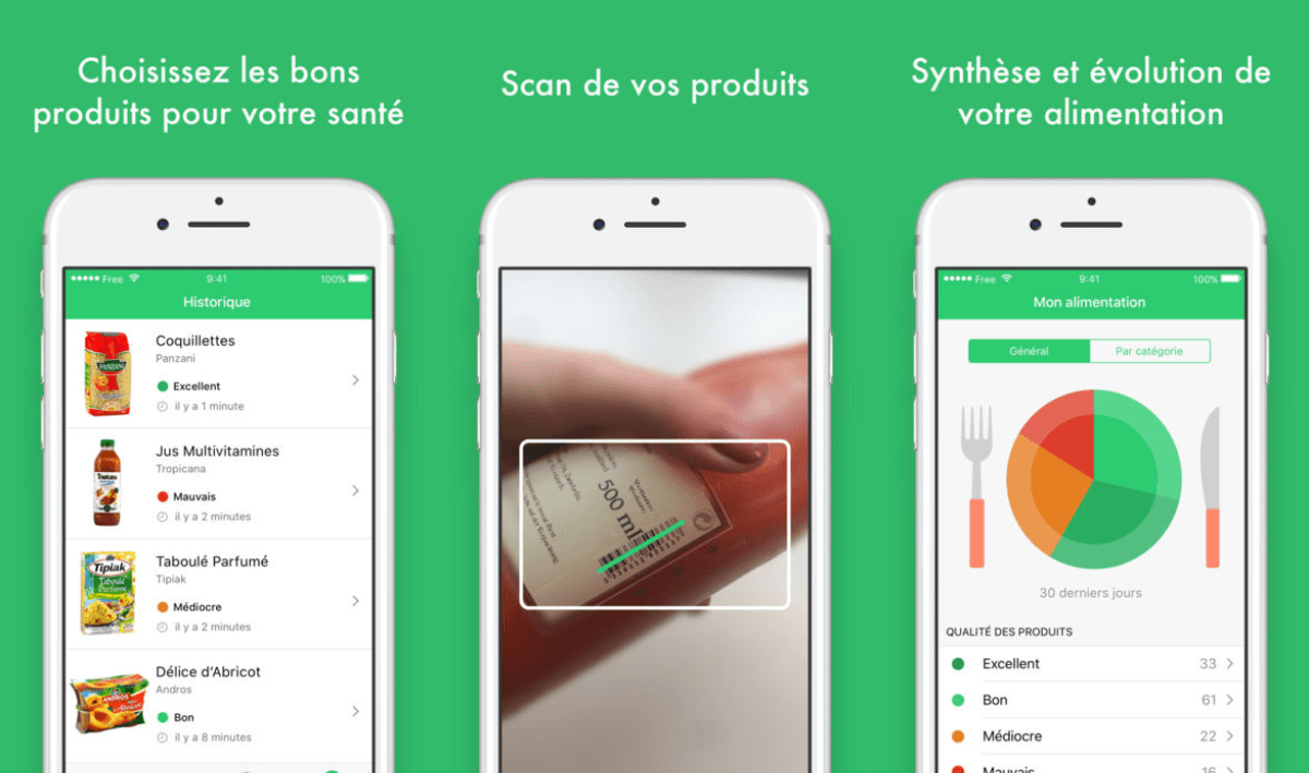 Yuka, Kwalito, Foodvisor... on a testé les apps qui vous aident à mieux manger