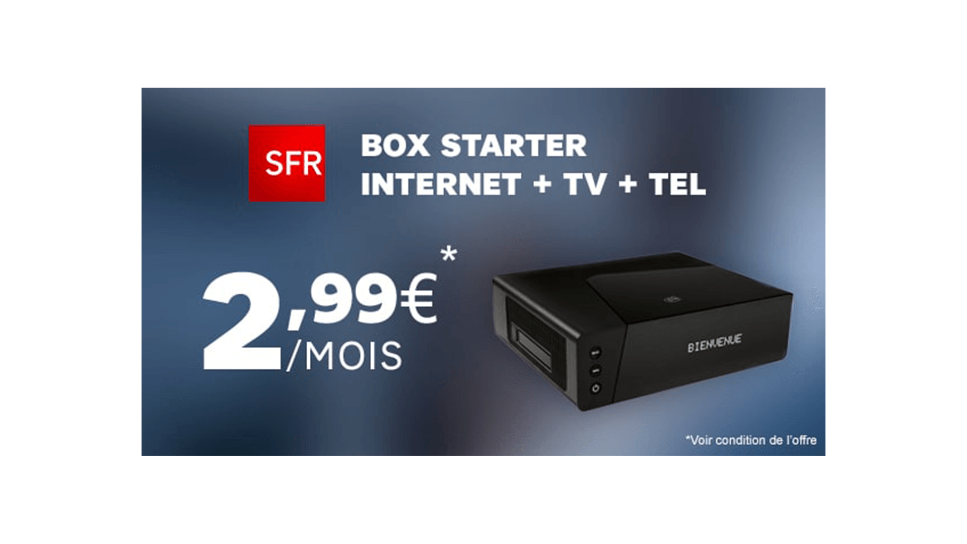 Le Bon Plan Du Jour l'offre SFR Box Starter est