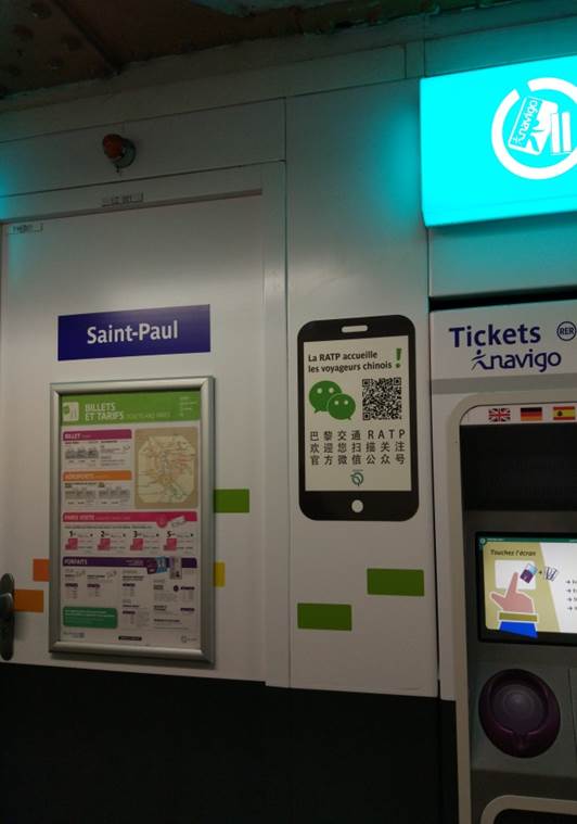 Comment la RATP s'est emparée de WeChat pour accueillir