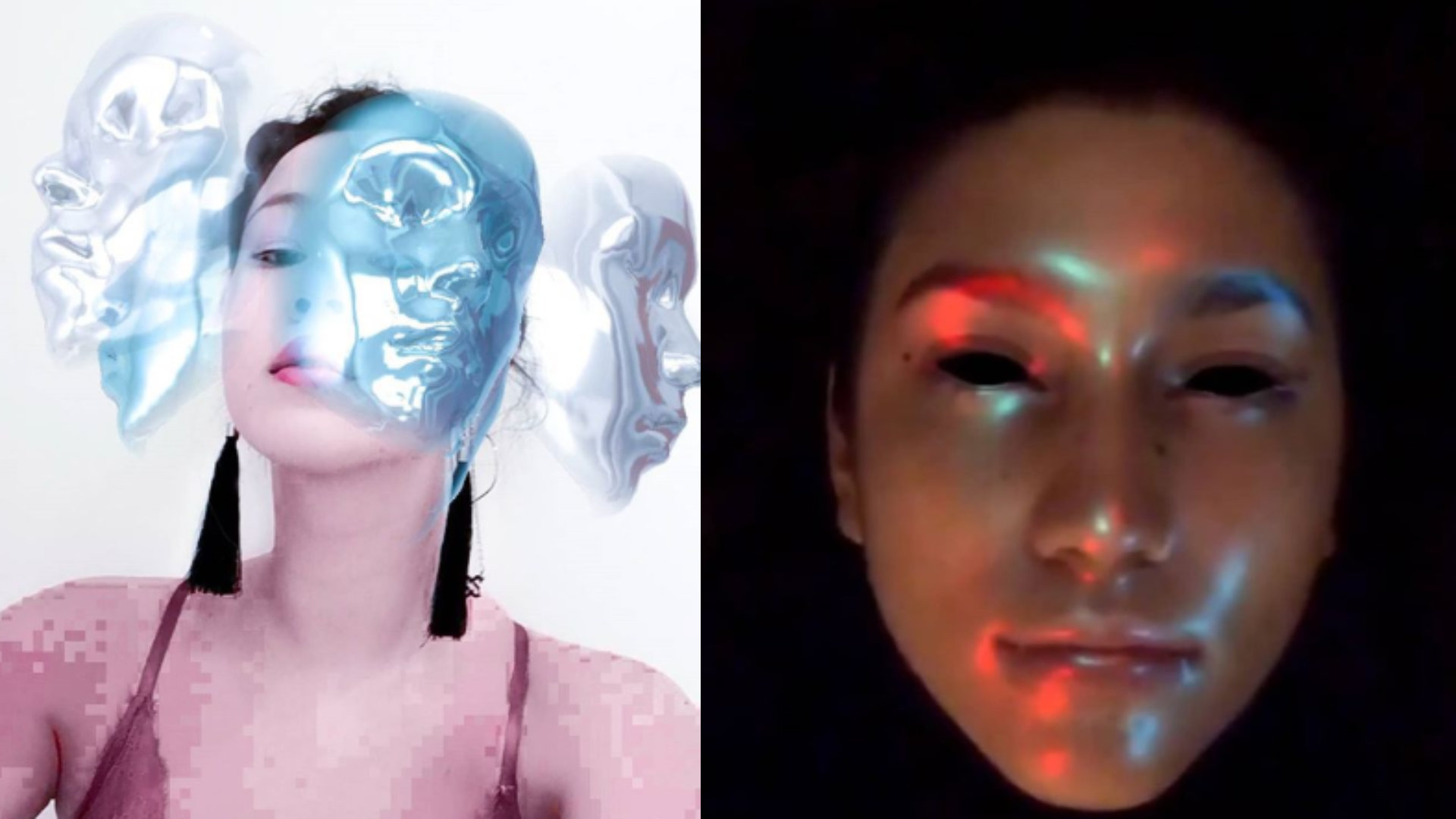 Masques dorés, effet plastique... le futur des filtres