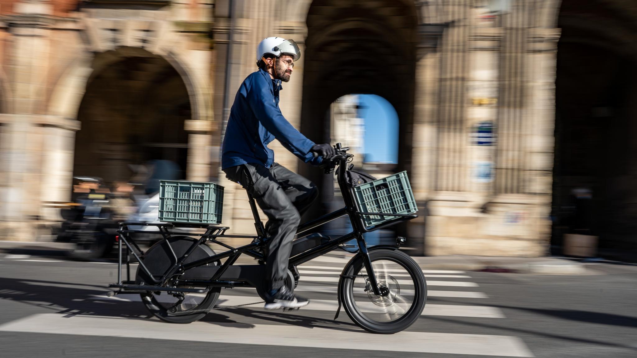 Moustache lance le Lundi 20, son vélo cargo électrique
